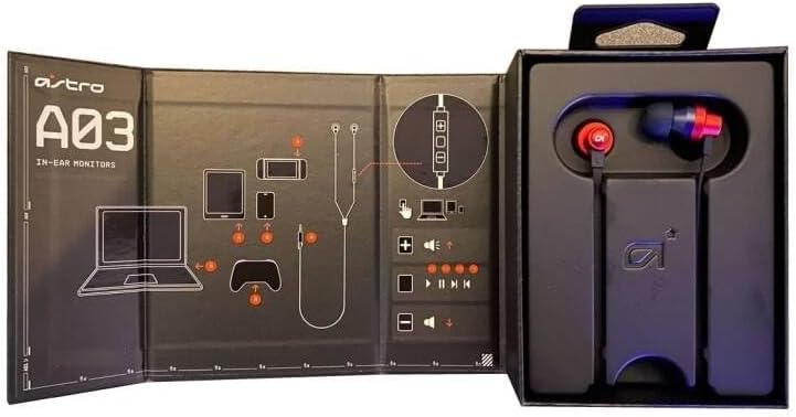 ASTRO A03 In-Ear Monitors (Auriculares alámbricos)