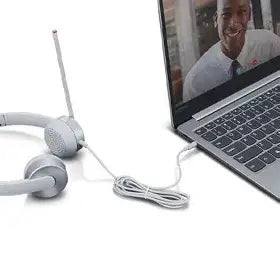Audifonos Alámbricos Lenovo 100 Stereo Analog Headset
