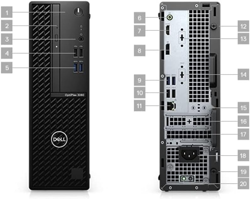 DELL OptiPlex 3080 i3 10100 4GB RAM Y 1TB disco solido
