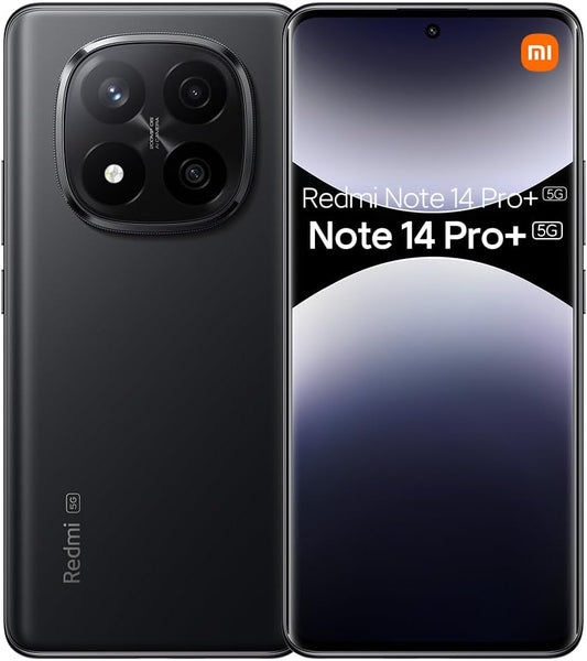Xiaomi Redmi Note 14 Pro+ 5G - 8 GB de RAM / 256 GB de almacenamiento NEGRO