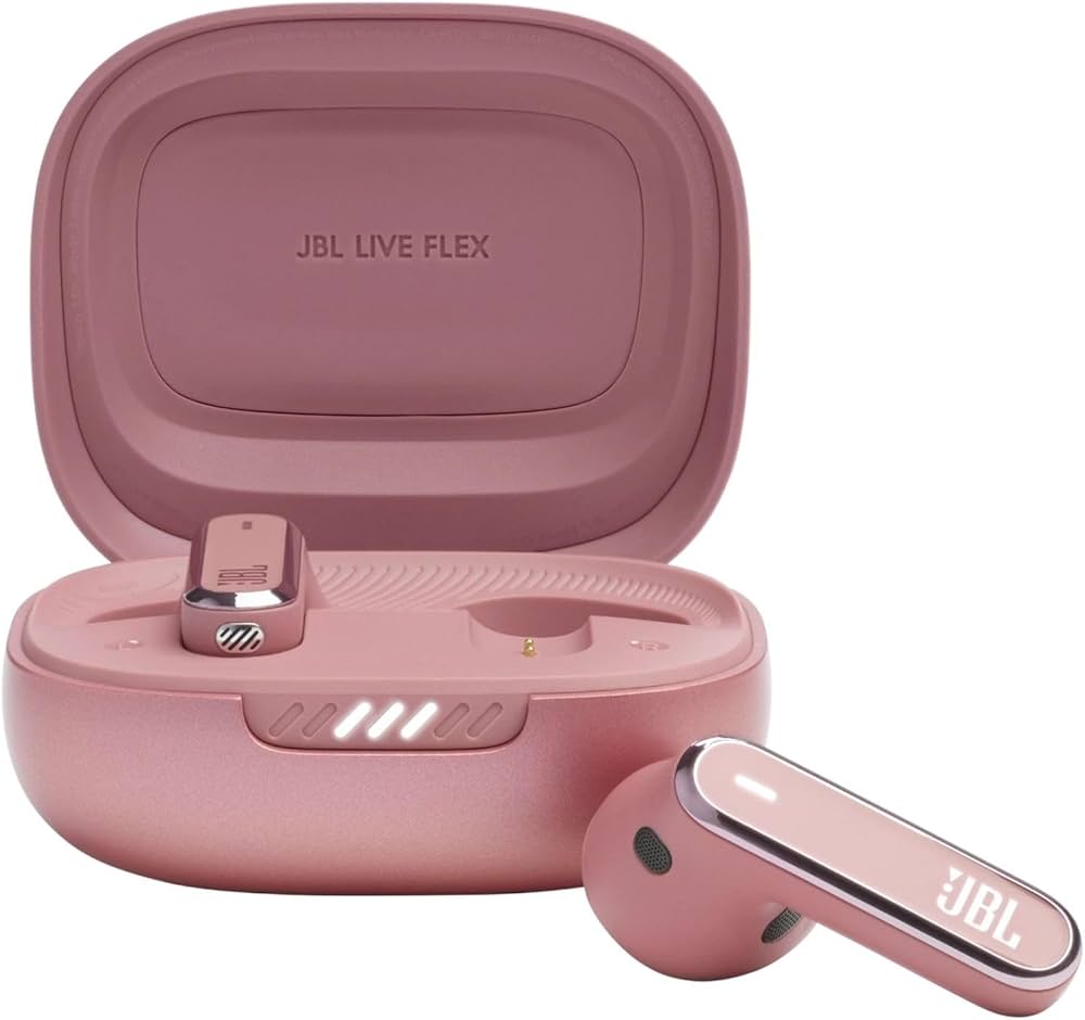 Audífonos JBL LIVE FLEX con cancelación activa de ruido- ROSA