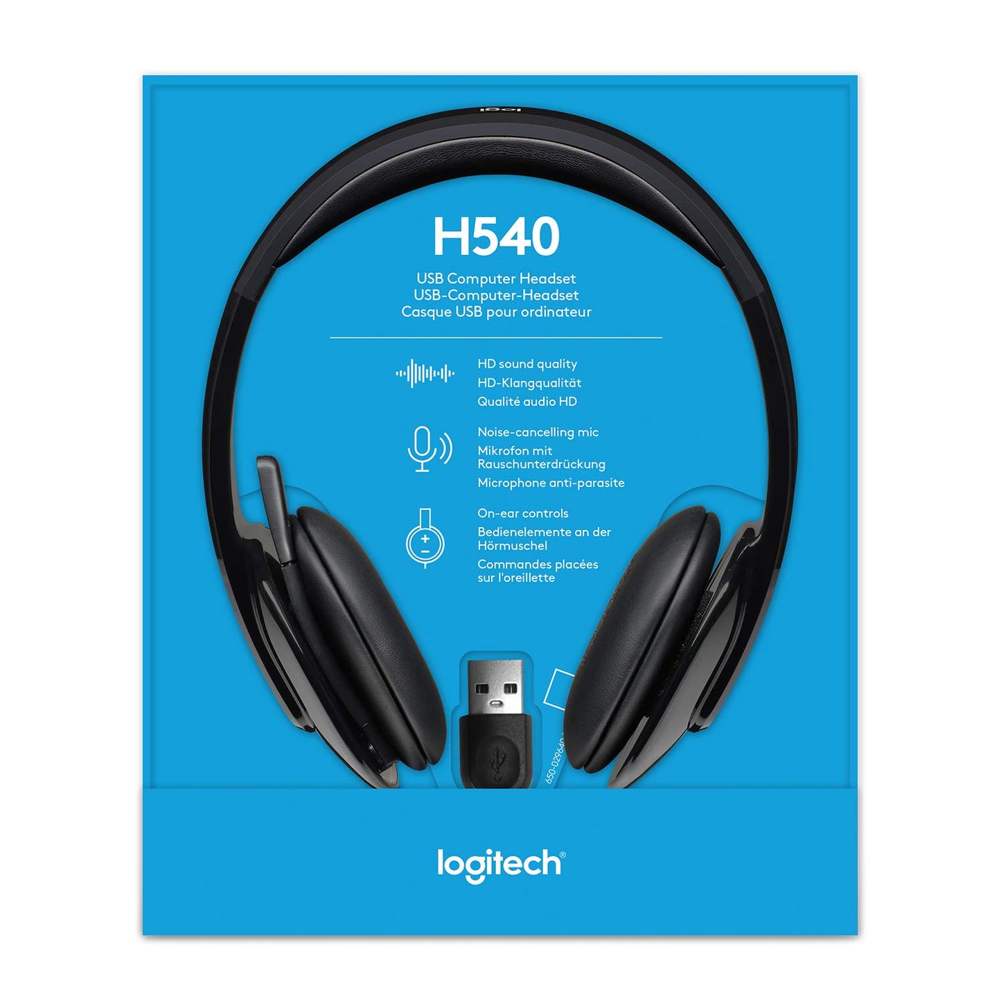 AUDÍFONOS logitech h540 NUEVO