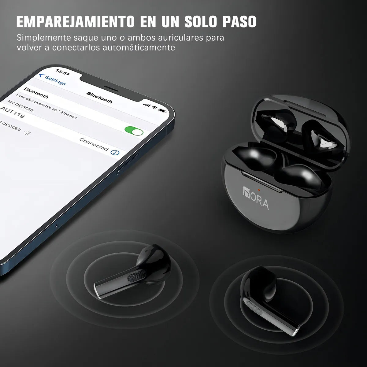 Auriculares Inalámbricos 1HORA AUT119 - Caja con 20 Pares