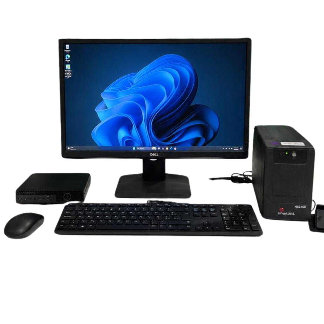 EQUIPO DE PC COMPLETO - MONITOR, TECLADO, MOUSE, CPU Y REGULADOR