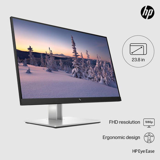 Monitor HP E24 G4 23.8 Pulgadas, Ajustable, Ergonómico, Pantalla Antirreflejante