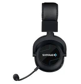 Audífonos Logitech SHROUD PRO X Wireless Gamer con sonido Envolvente y micrófono NUEVO
