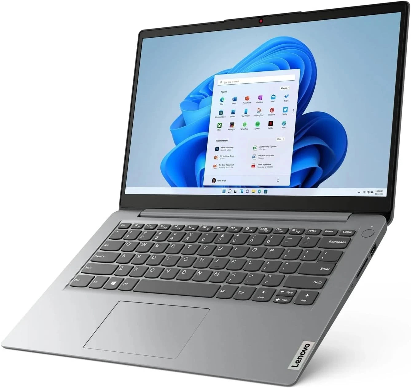 LAPTOP  LENOVO IDEAPAD 1 14IJL7  Intel Celeron N4500 - 8 GB RAM y 256 GB de Almacenamiento